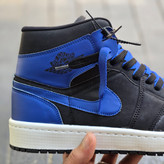 کتونی جردن وان زنانه مشکی ابی نایک مدل Air Jordan 1High Black Blue